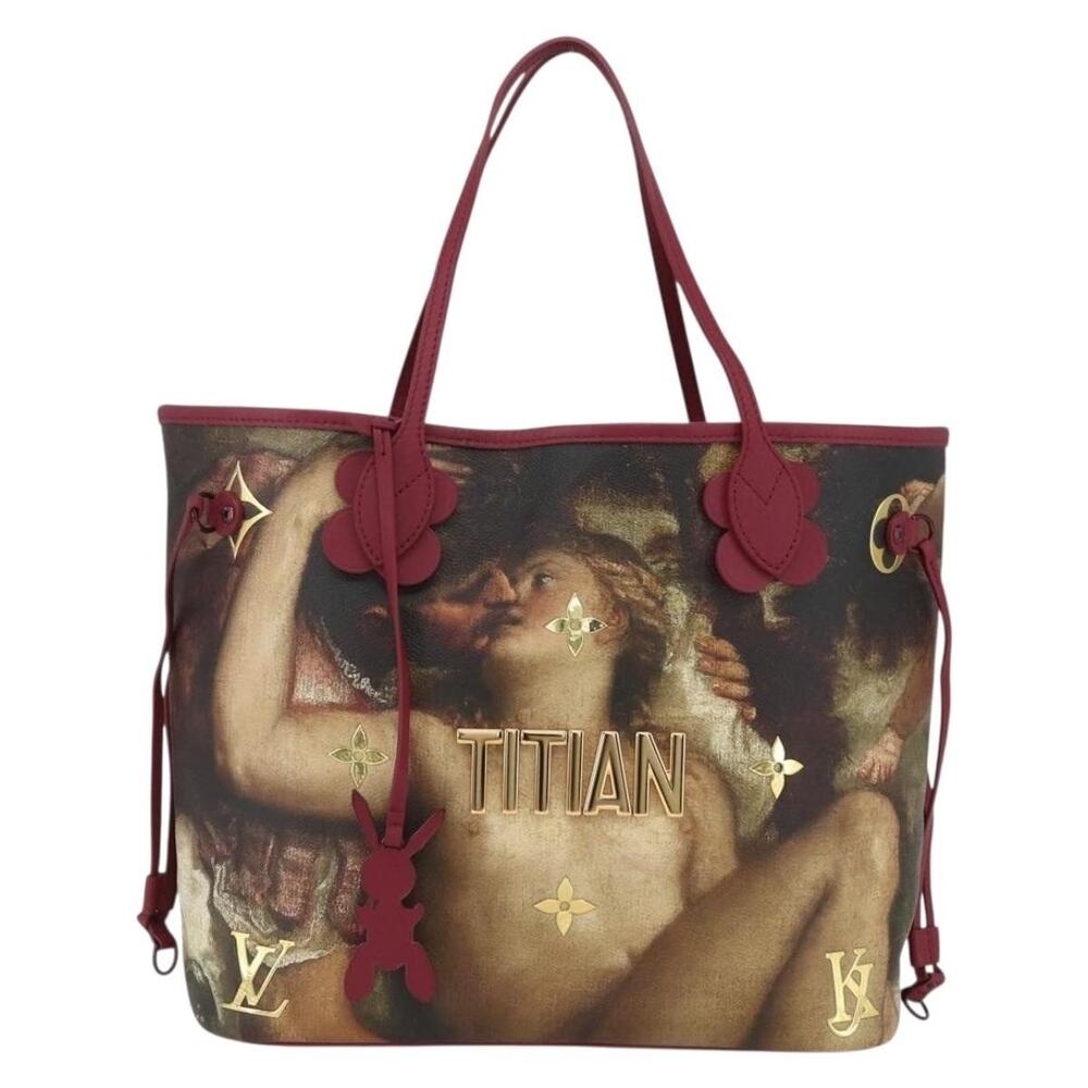 Louis Vuitton Masters Collection Titian Neverfull MM Tote Bag Red